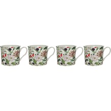 4x Fine China Mugs
