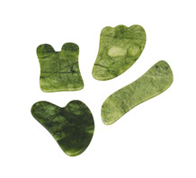 jade gua sha gezichtsmassage set