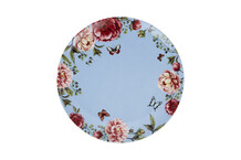 FI4564 Creatable Blue Floral Plate 6468