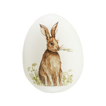 Easter Ceramic Egg with Bunny