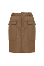 FI4644 TK MAXX BROWN SKIRT 367