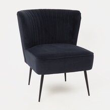 Navy Velvet Cocktail Stoel
