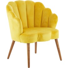HS Yellow Scallop Chair