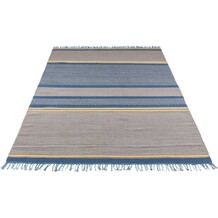 Blue and Grey Rug 230x160cm