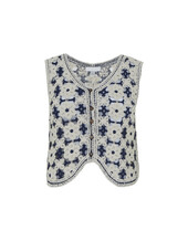 FI4701 TK MAXX waistcoat crochet 8721