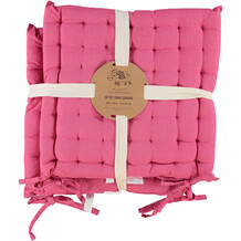 two pack pink chair cushions