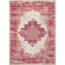 Cream and Multicoloured Rug