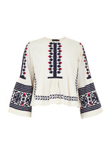 FI4683 TK Maxx gold label blouse white 1100