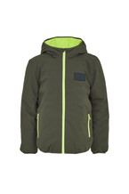 groen jas voor kinderen