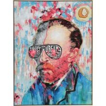 Van gogh face wall art