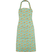 Green Leopard Print Apron