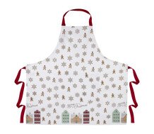 FI4625 snowflakes apron 13004