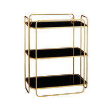 Black and Gold shelves