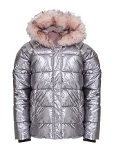 kids zilver puffer jas