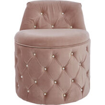 Pale Pink Foot Stool