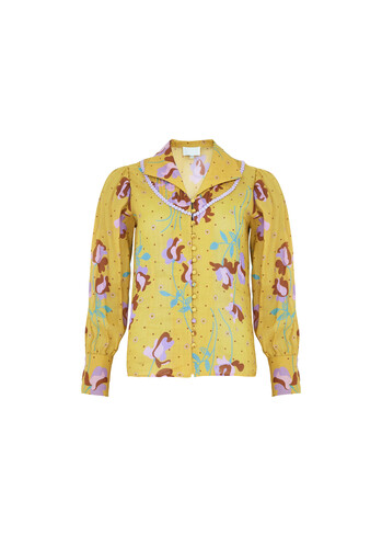 FI4683 TK Maxx gold label shirt floral 1091