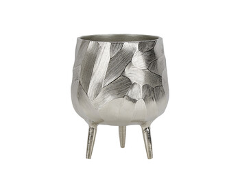FI4625 silver plant pot 12938