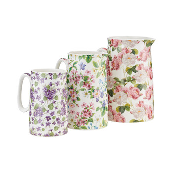 Waterkan Bloemenprint (Groot)