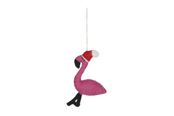 Kerstbal Flamingo