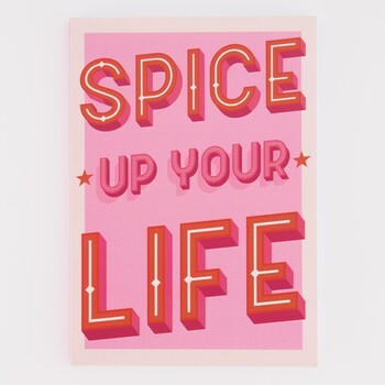 Roze A5 SpiceUpYourLife notitieboek