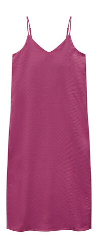 roze print jurk