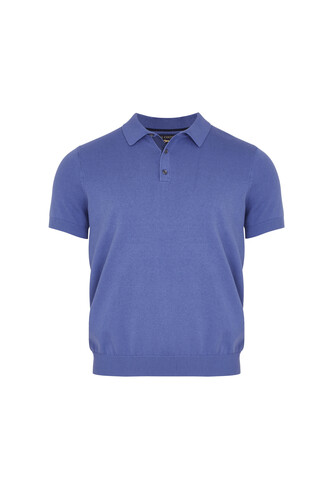 blauwe polo voor heren