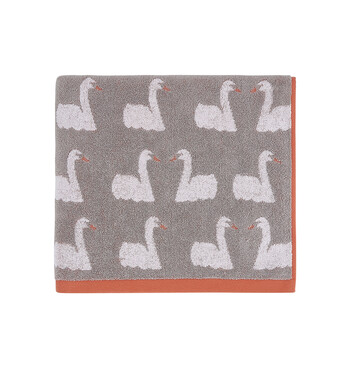 FI4625 swans towel 12977