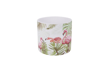 FI4564 The Satchville Gift Company Flamingo Plant Pot 6415