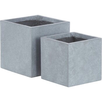 HS Light Grey Plant Pots