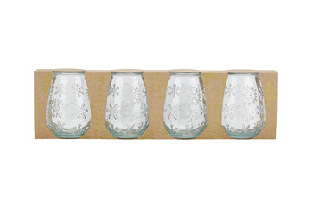 FI4625 snow flake glasses 12901