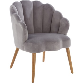 HS Grey Scallop Chair