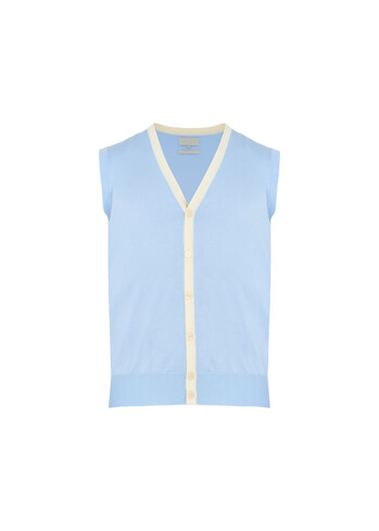 FI4683 TK Maxx mens vest blue 1149