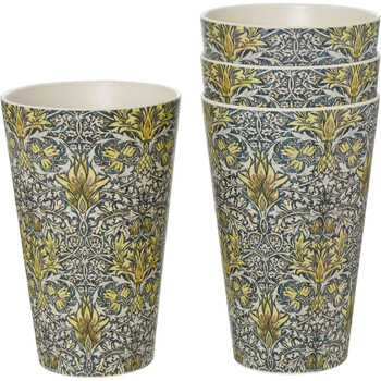 Four Pack Multicoloured Floral Tumbler