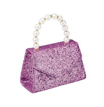 roze mini tas glitters