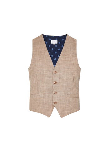 FI4683 TK Maxx mens waistcoat brown 1146