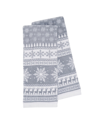 FI4625 kitchen towels grey 12974