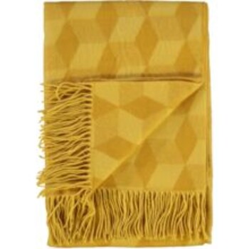 Geometric patterned throw