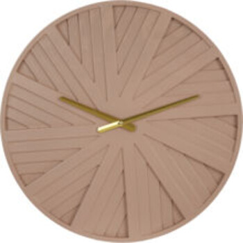 Pink circular clock