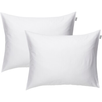 2x White Percale pillowcases