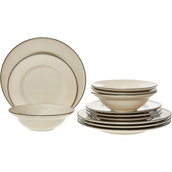 Cream Dinner Set