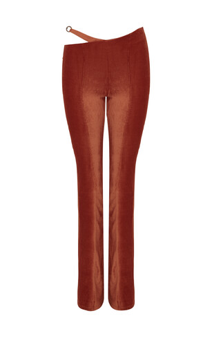 oranje broek voor damen