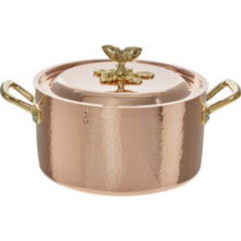 Copper and Gold Tone Saucepan