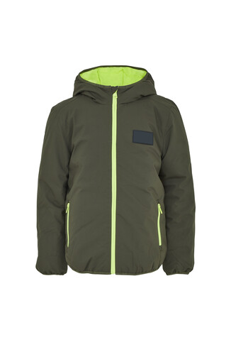 groen jas voor kinderen