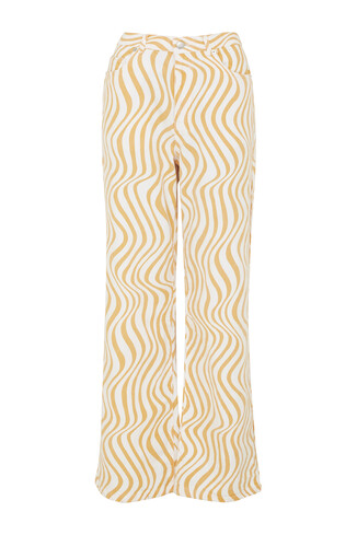 oranje broek voor dames