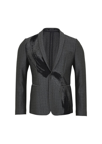 gold label grijs jasje