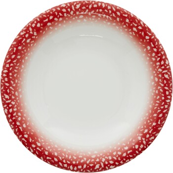 Red Patterned Bowl