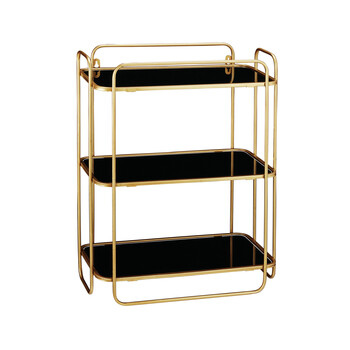 Black and Gold shelves