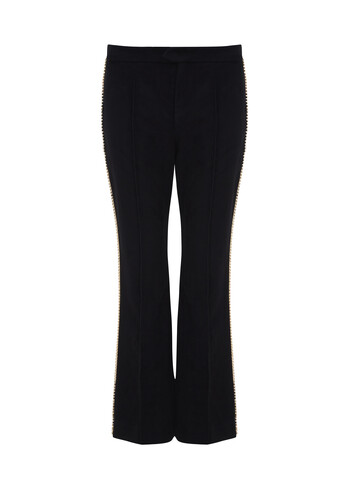 FI4644 TK MAXX GOLD LABEL BLACK TROUSERS 333