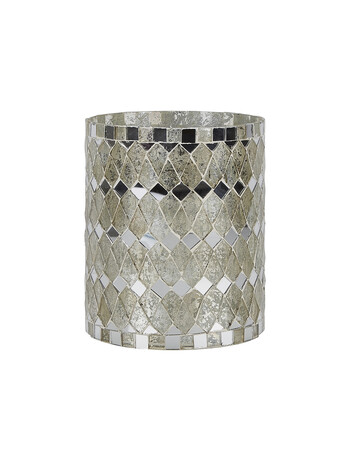 FI4625 glass silver pot 12895