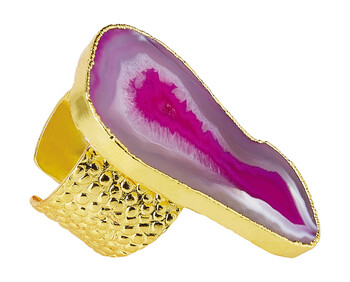fuchsia steen ring